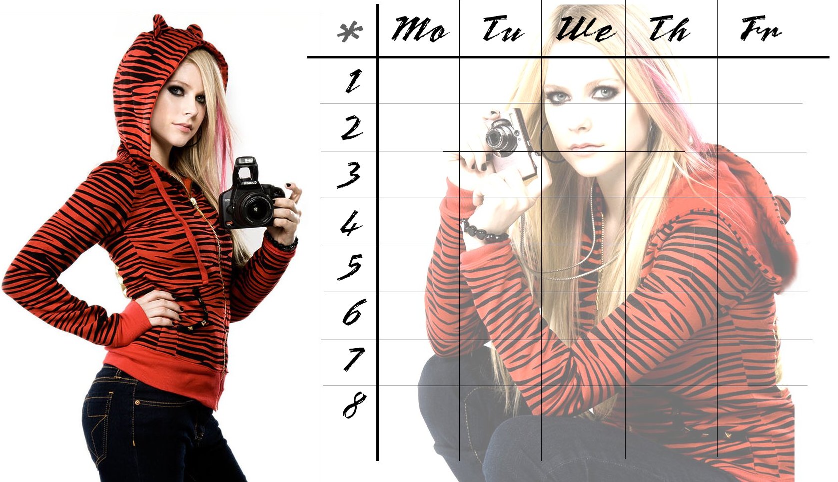 avril canon rozvrh