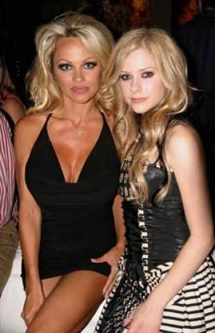 avril a pamela anderson